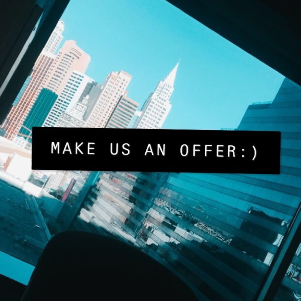 MAKE AN OFFER:)